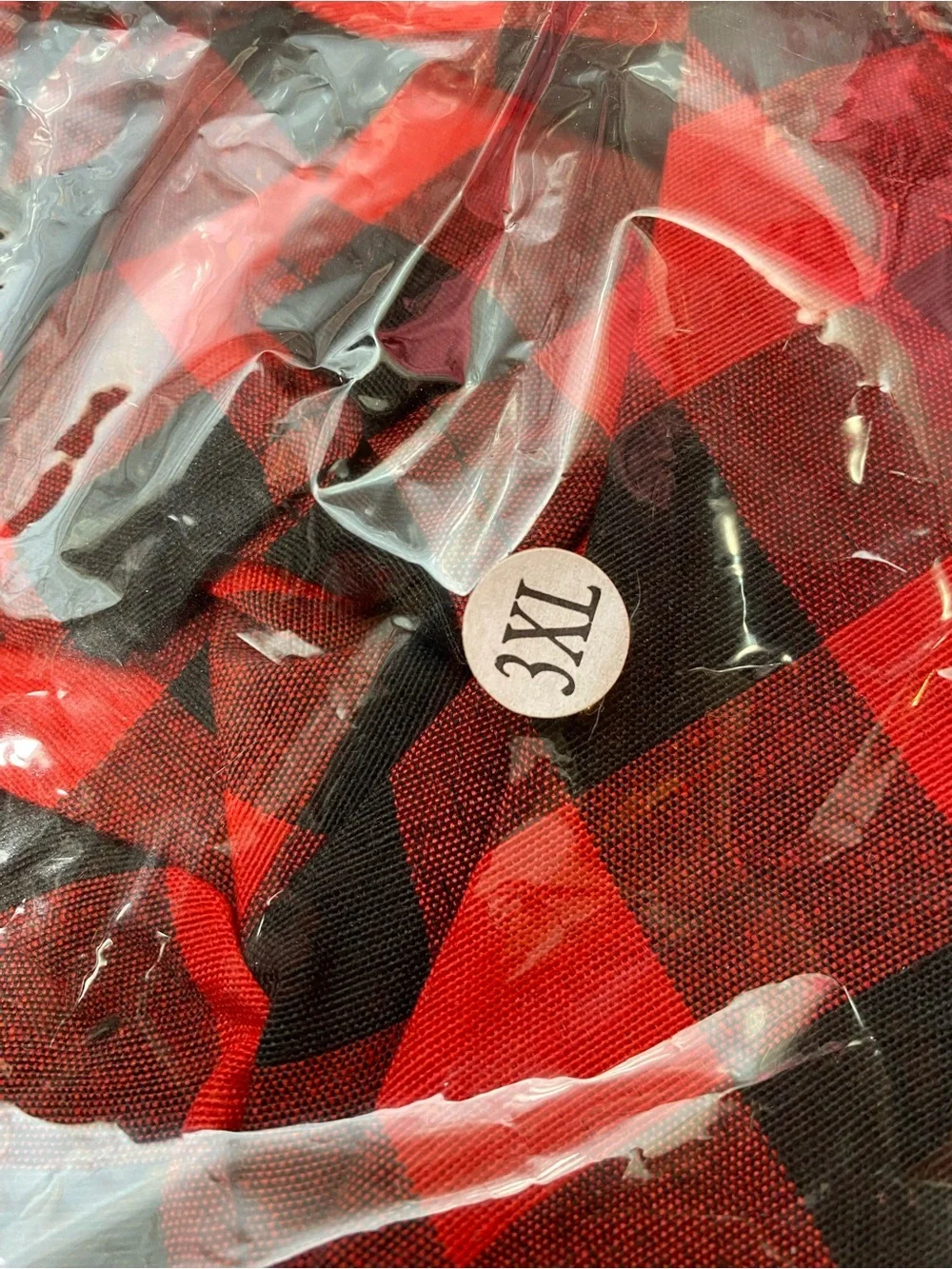 Unbranded Red & Black Buffalo Plaid Dog Jacket